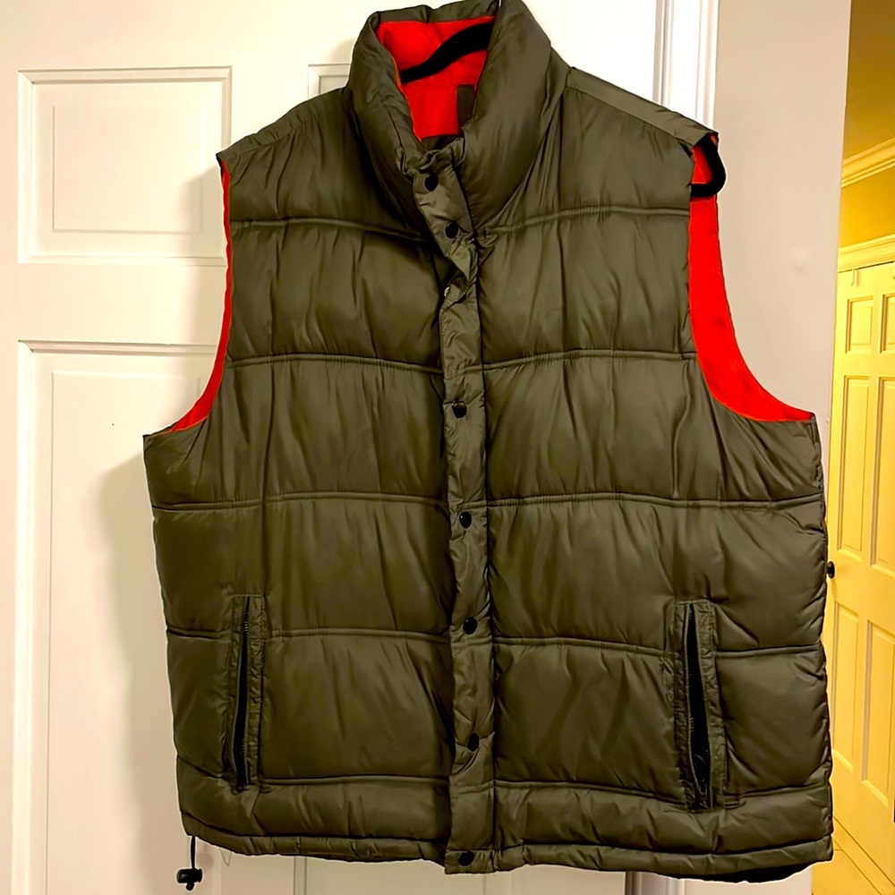 Bomber puffer vest